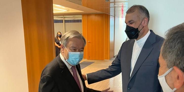 امیرعبداللهیان با دبیرکل سازمان ملل دیدار کرد