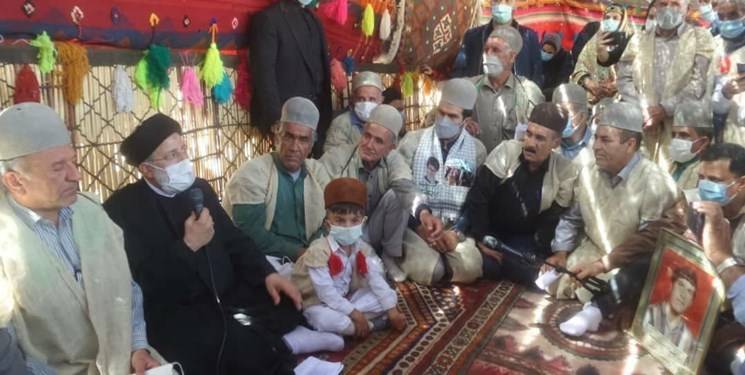 حضور آیت‌الله رئیسی در جمع عشایر بویراحمدی تنگه گرگو